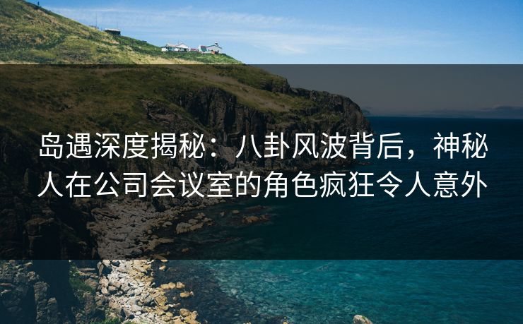 岛遇深度揭秘：八卦风波背后，神秘人在公司会议室的角色疯狂令人意外